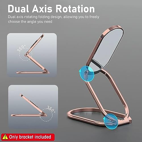 ZORBES® Desktop Phone Stand 360° Rotatable Mobile Ring Holder Foldable Strong Adhesive Grip Pocket-Friendly Zinc Alloy for Hand Table Car Mount 2 PCS ZORBES® Desktop Phone Stand 360° Rotatable Mobile Ring Holder Foldable Strong Adhesive Grip Pocket-Friendly Zinc Alloy for Hand Table Car Mount 2 PCS